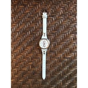 Rose Gold and White Charming Charlie watch